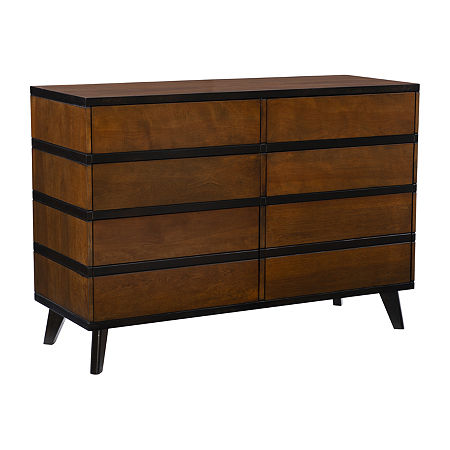 Teague Bedroom Collection 6-Drawer Dresser, One Size, Brown