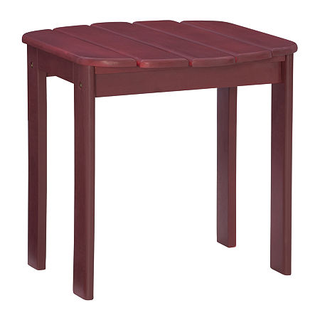 Creekside Adirondack Patio Side Table, One Size, Red