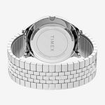 Timex Mens Silver Tone Stainless Steel Expansion Watch Tw2u39900jt