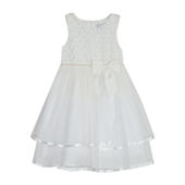 Pastourelle By Pippa & Julie Big Girls Sleeveless Flower Girl Fit