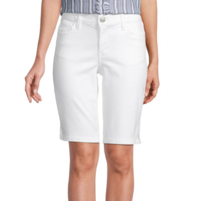 Liz Claiborne Sara Womens Mid Rise Bermuda Short JCPenney