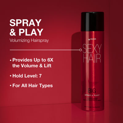 Sexy Hair Spray And Play Medium Hold Hair Spray - 10 oz.