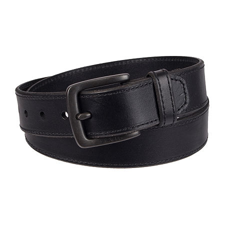 Levi's 38mm Milled Eb Stitch Bridle Mens Belt, Medium, Black