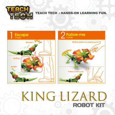 Teach Tech King Lizard Robot Kit