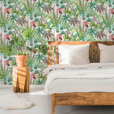 Tempaper Flamingo Peel & Stick Wallpaper