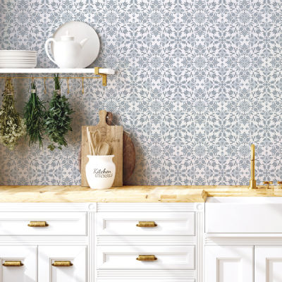Tempaper Ornamental Tile Peel & Stick Wallpaper