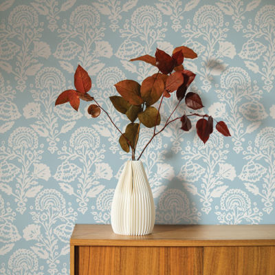 Tempaper Floral Damask Peel & Stick Wallpaper