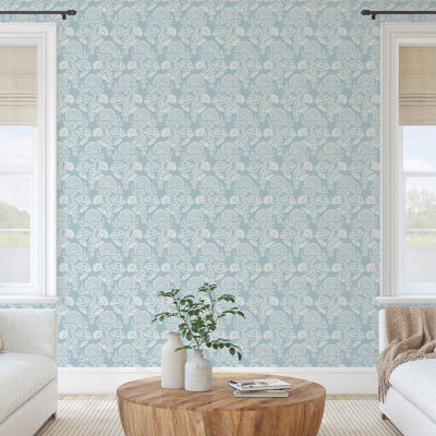 Tempaper Floral Damask Peel & Stick Wallpaper