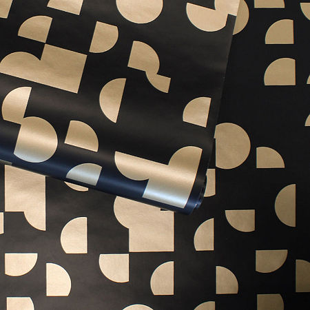 Tempaper Mod Geo Peel & Stick Wallpaper, One Size, Black