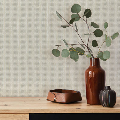 Tempaper Textured Rattan Peel & Stick Wallpaper