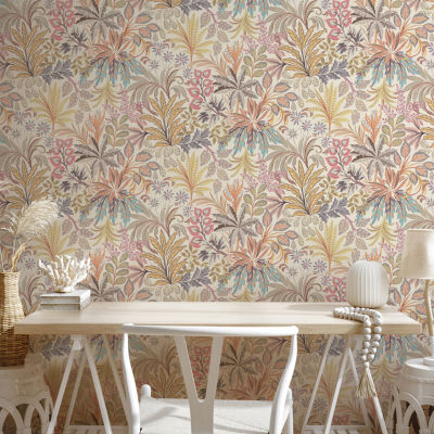 Tempaper Crafted Floral Peel & Stick Wallpaper