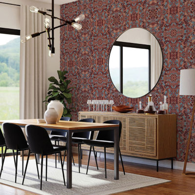 Tempaper Ornate Medallion Peel & Stick Wallpaper