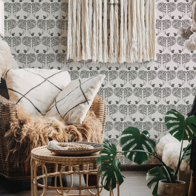 Tempaper Block Print Peel & Stick Wallpaper