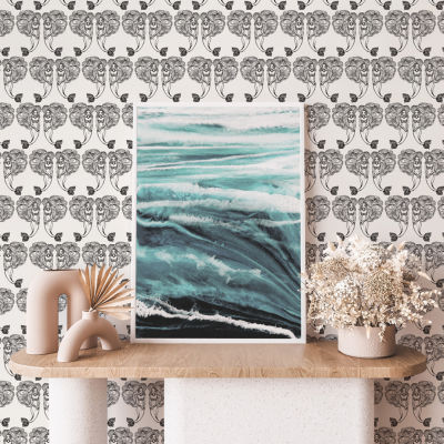 Tempaper Block Print Peel & Stick Wallpaper