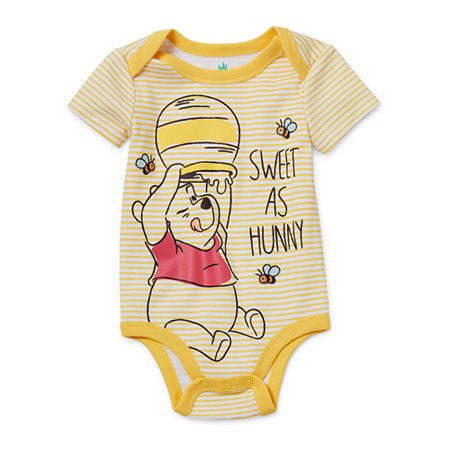 Disney Baby Boys Winnie The Pooh Bodysuit, 12 Months, Yellow