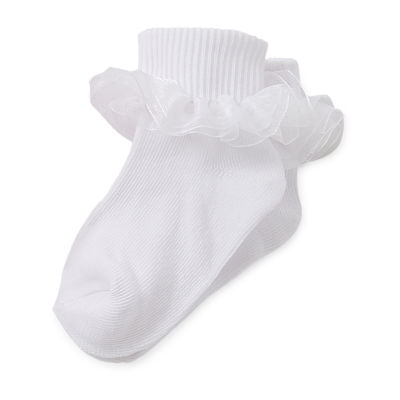 Piper & Jax Baby Girls 2 Pair Crew Socks