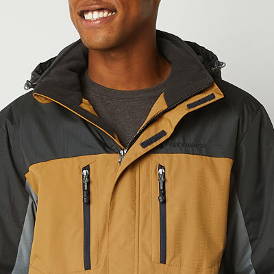 Free country hooded water outlet resistant heavyweight puffer jacket