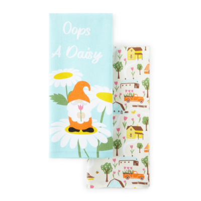 Homewear Spring Kitchen Oops a Daisy 2-pc. Kitchen Towel