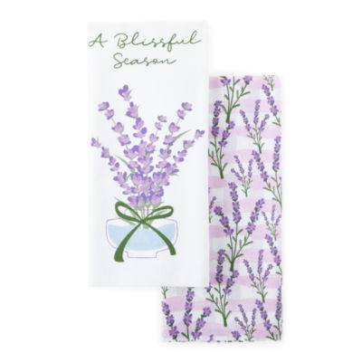 Homewear Spring Kitchen Lavender 2-pc. Kitchen Towel