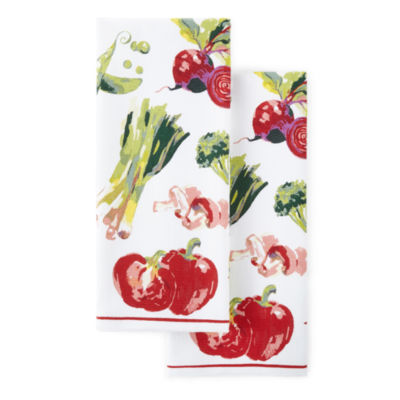Homewear Spring Kitchen Vegetables 2-pc. Kitchen Towel