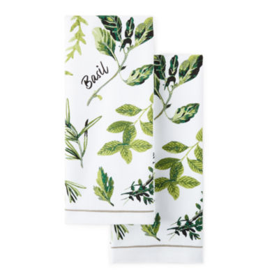 Homewear Spring Kitchen Herbs 2-pc. Kitchen Towel