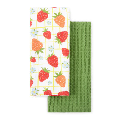 Homewear Spring Kitchen Strawberries 2-pc. Kitchen Towel