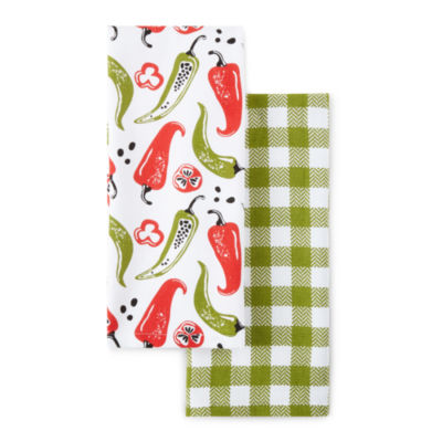 Homewear Spring Kitchen Chili Peppers 2-pc. Kitchen Towel
