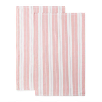 Cooks Striped Dual Purpose 4-Pc. Kitchen Towel Set