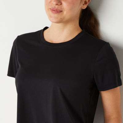 Xersion Womens Crew Neck Short Sleeve T-Shirt