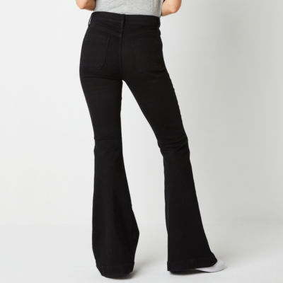 a.n.a Womens High Rise Flare Leg Jean