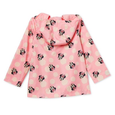 Disney Collection Little & Big Girls Water Resistant Minnie Mouse Lightweight Raincoat