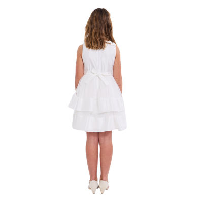 Bonnie Jean Little & Big Kid Girls Sleeveless Flower Girl Fit + Flare Dress