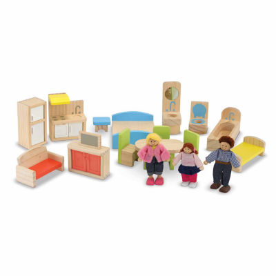 Melissa & Doug Hi-Rise Dollhouse Doll Accessories