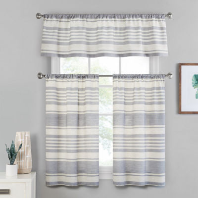 Vue Vinstra 2-pc. Rod Pocket Window Tiers