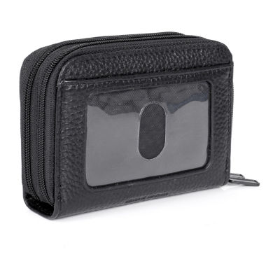 J. Buxton Solid Pebble Pu Slot Wallet