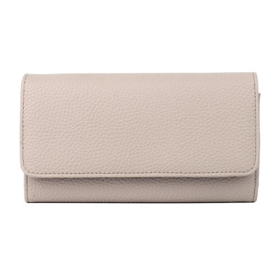 J. Buxton Womens Rfid Blocking Trifold Wallet