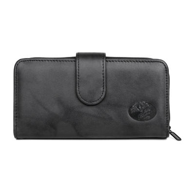 J. Buxton Womens RFID Blocking Checkbook Wallets