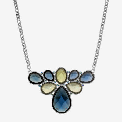 1928 Silver-Tone Silver Tone Collar Necklace