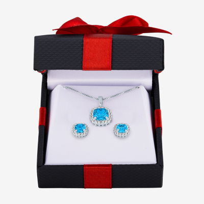 Gemstone Sterling Silver 2-pc. Jewelry Set