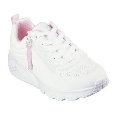 Skechers Uno Lite Easy Zip Little Girls Sneakers