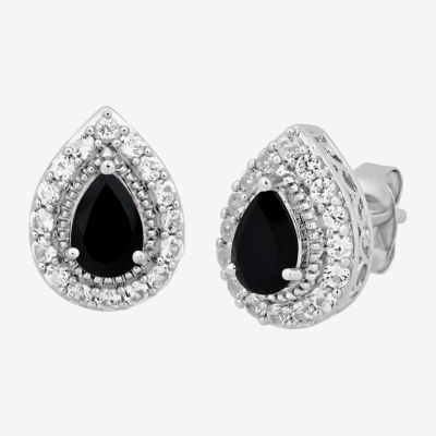 Genuine Black Onyx Sterling Silver 2-pc. Jewelry Set