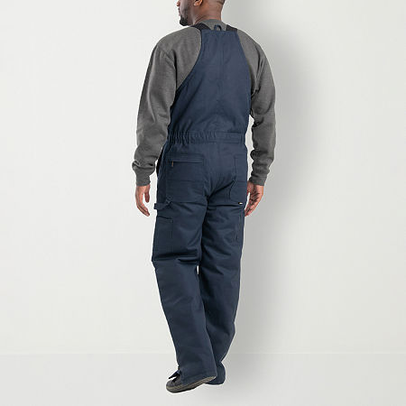 Berne Heritage Twill Insulated Bib Mens Workwear Overalls, X-large, Blue