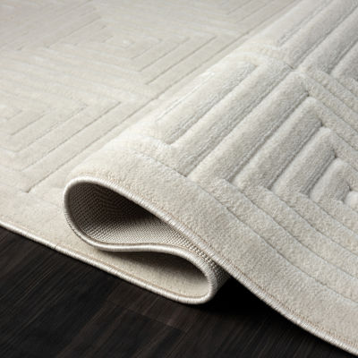 Alina Ely Geometric Indoor Outdoor Rectangular Area Rug