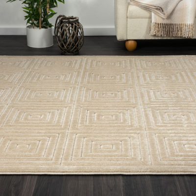 Alina Ely Geometric Indoor Outdoor Rectangular Area Rug