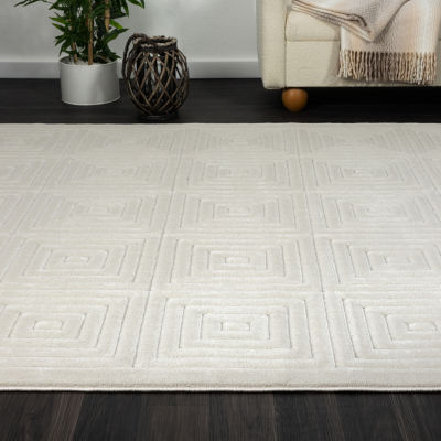 Alina Ely Geometric Indoor Outdoor Rectangular Area Rug
