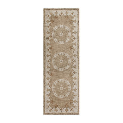 Beatrice Avril Medallion Hand Tufted 2’X6’ Indoor Rectangular Runner