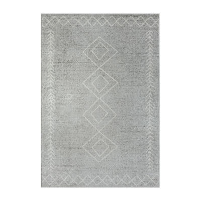 Calixta Bien Diamond Stain Resistant Indoor Rectangular Area Rug