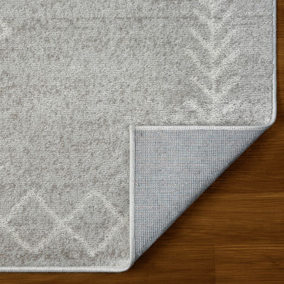 Calixta Bien Diamond Stain Resistant Indoor Rectangular Area Rug