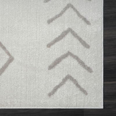 Calixta Dia Diamond Stain Resistant Indoor Rectangular Area Rug