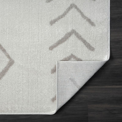 Calixta Dia Diamond Stain Resistant Indoor Rectangular Area Rug